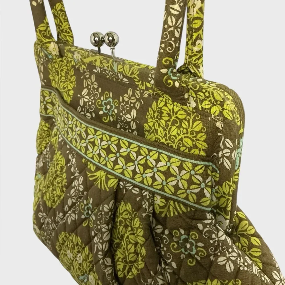 Vera Bradley Alice Kiss Lock Bag Sitting in a Tree Blue Bird Retired Print
